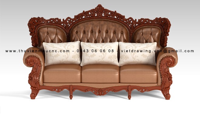 D022 – MẪU SOFA CHÂU ÂU VOL.4 (SOFA 1+2+3)