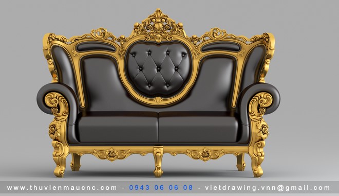 D025 – MẪU SOFA CHÂU ÂU VOL.7 (SOFA 1+2+3)