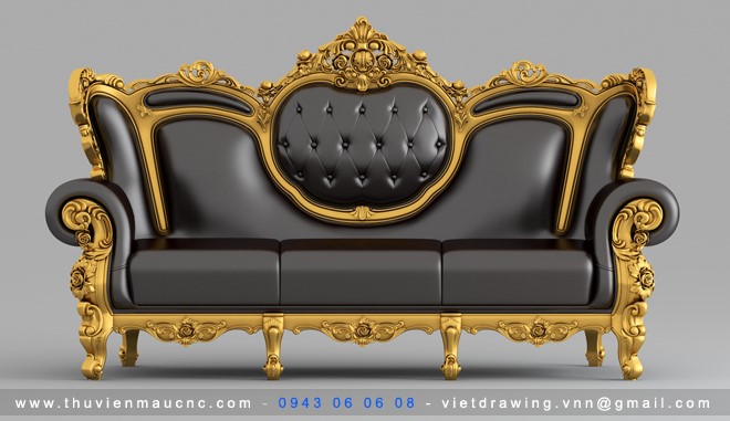 D025 – MẪU SOFA CHÂU ÂU VOL.7 (SOFA 1+2+3)